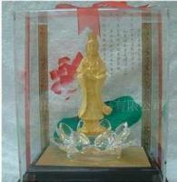 L5 荷花觀音(起)工藝品 工藝精湛的宗教藝術佳作