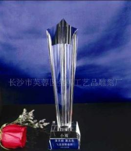 供應八一五星水晶獎杯獎牌，定制專屬榮譽紀念品
